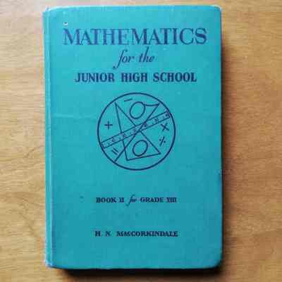 Mathematics for the Junior High School