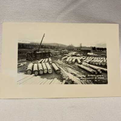 'Loading Boom Logs Haugland & Kerr, Terrace'