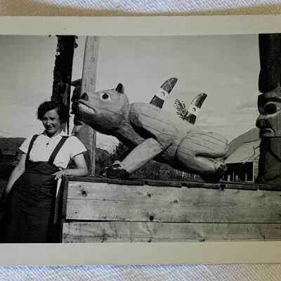‘Margaret Kerr… At Kitwanga Aug. 1944’