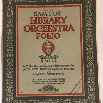 'Piano Sam Fox Library Orchestra Folio No 1'