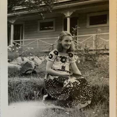 ‘Diana Mallinson China Pablano costume… Hazelton June 1945’