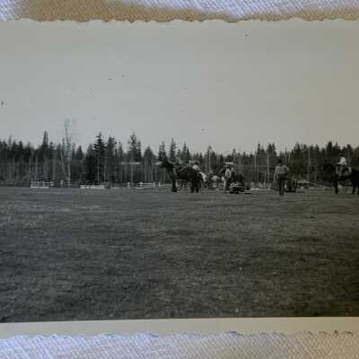 ‘Indian Stampede - Kispiox May 1949’