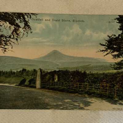 ‘Goatfell and Druid Stone, Brodick’ 1905