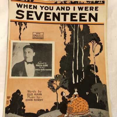 'When You and I Were Seventeen' Sheet Music