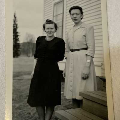 'Mary Bobier, M MacLeod. W.M. Hospital. Hazelton March 1943'