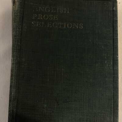 'English Prose Selections'