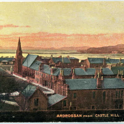 'Ardrossan from Castle Hill' 1904
