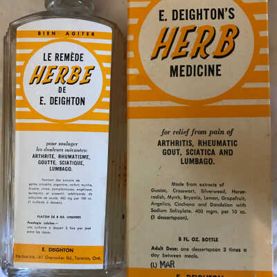 ‘E. Deighton's Herb Medicine'