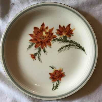 Orange Flower Small Plate
