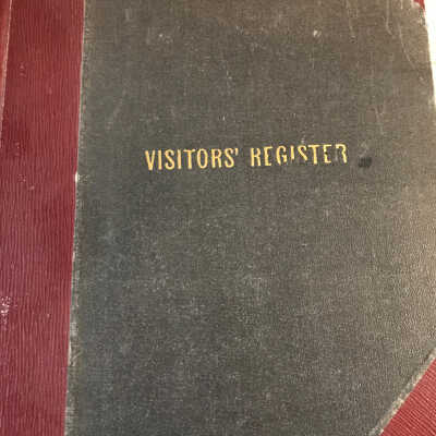 ‘Visitors’ Register’