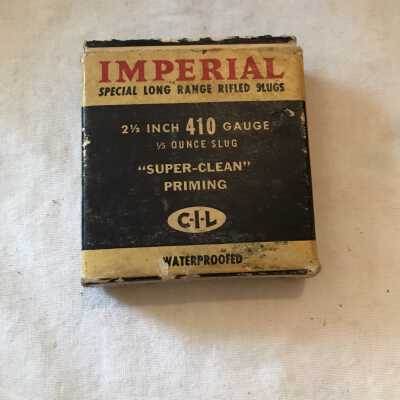 'Imperial Special Long Range Rifled Slugs' Box