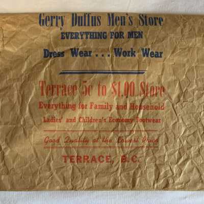 'Gerry Duffus Men's Store' Paper Bag