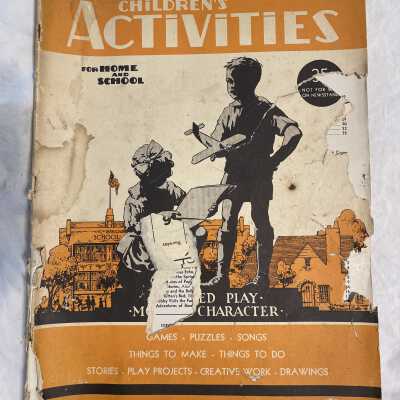 'Children's Activities' May 1937