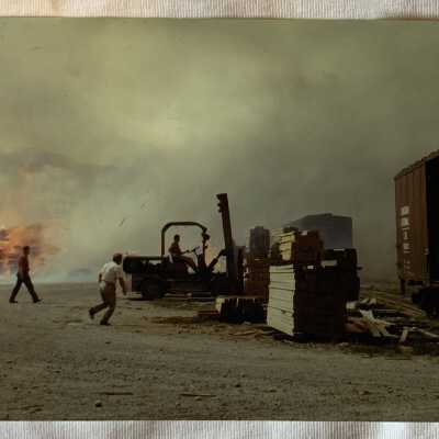 Pohle's Mill Fire, Slide