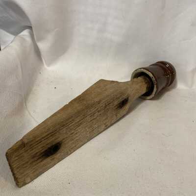 Brown Insulator on Post