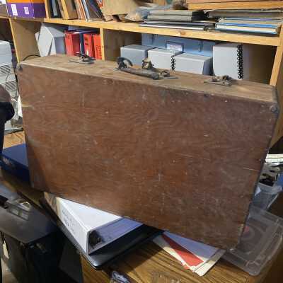Wood Suitcase