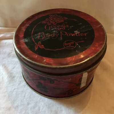 'Georgia Rose Body Powder' Tin