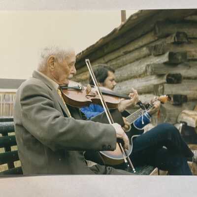 Ernest Sande Playing Violin