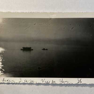 'Taken 3 am Vic to Van '36'