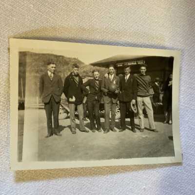 Men at Terrace Station