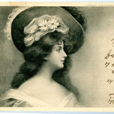 Woman with Flower Hat, 1904