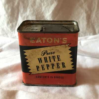 'Eaton's Pure White Pepper' Tin