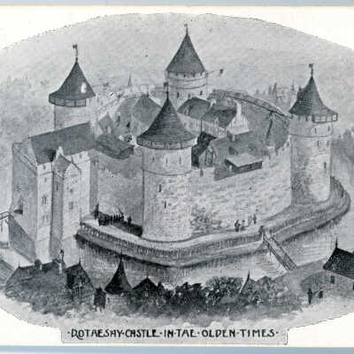 'Rotaesay Castle in the Olden Times' 1904