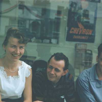 Three people