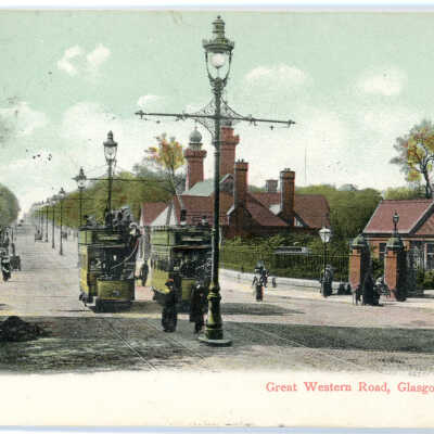 'Great Western Road, Glasgow' 1904