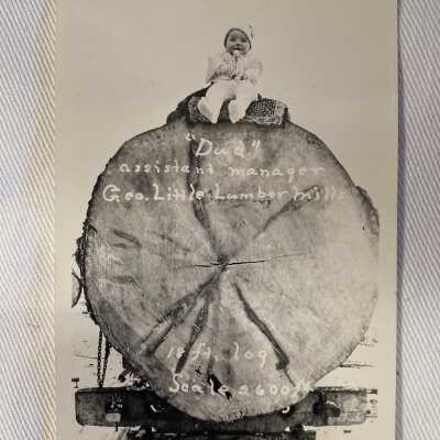 'Dud assistant manager Geo. Little Lumber Mills'
