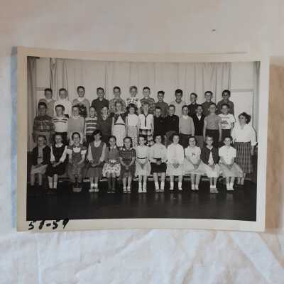 Black and white class of 1958-59