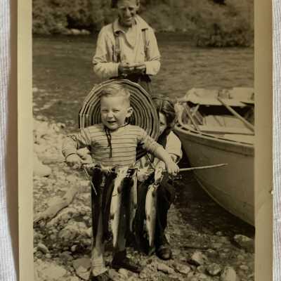 Jim Coeliver with Fish