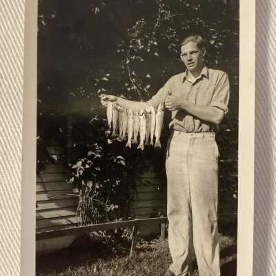 Man with fish