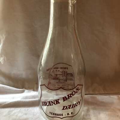 'Frank Bros Dairy' Bottle