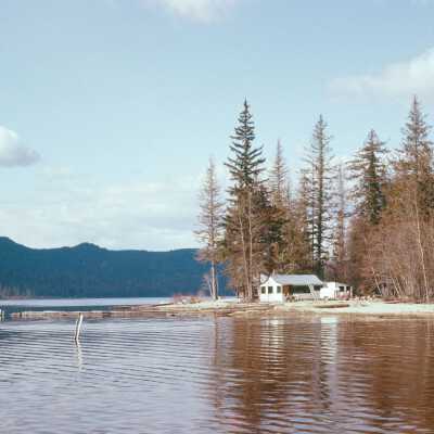 Lloyd Johnstone Cabin on Lakelse Lake