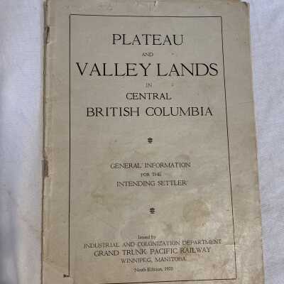 'Plateau and Valley Lands in Central British Columbia'