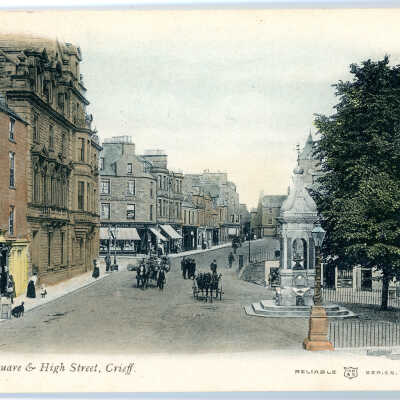 'James Square & High Street, Crieff' 1903