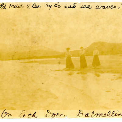 'On Loch Doon Dalmellington' 1904