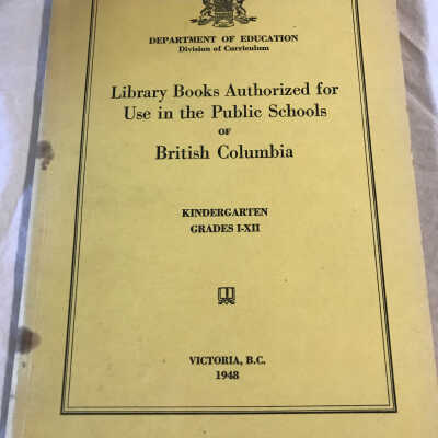 ‘Library Books Authorized for Use in the Public Schools’