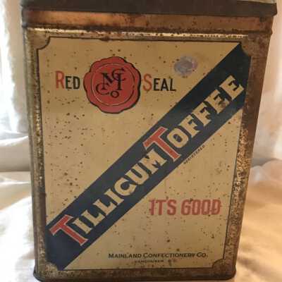 'Red Seal Tillicum Toffee' Tin