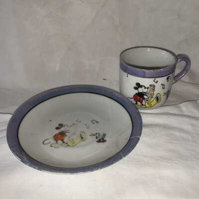 Mickey Mouse Cup and Saucer