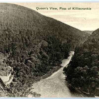 'Queen's View, Pass of Killiecrankie' 1904