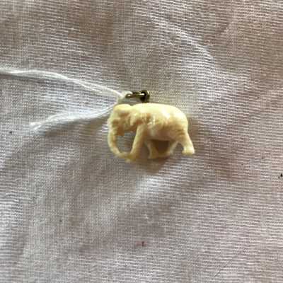 Ivory Elephant Charm