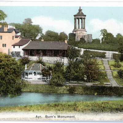 'Ayr Burn's Monument' 1904