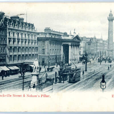 'Sackville Street & Nelson's Pillar, Dublin' 1903