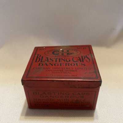 'CIL Blasting Caps' Tin