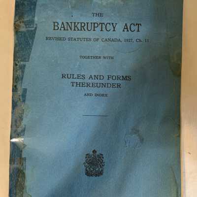 'The Bankruptcy Act'