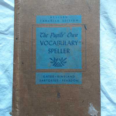'The Pupil's own Vocabulary Speller'