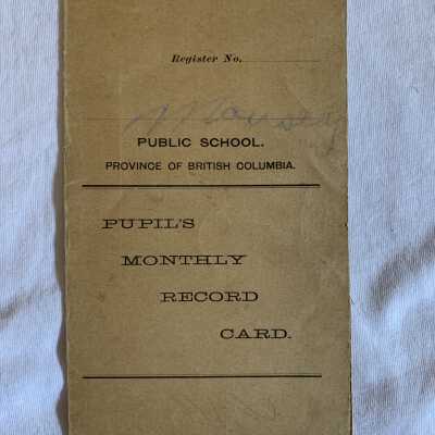 Ella Frank's Port Essington Report Card