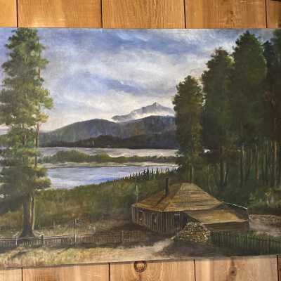 Kalum Lake Painting